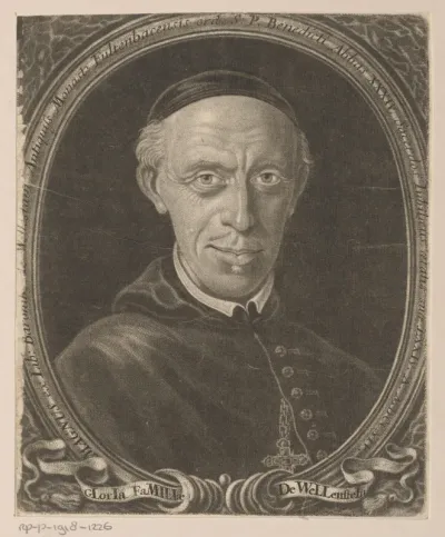 Portret van Magnus Schmid von Wellenstein op 74-jarige leeftijd