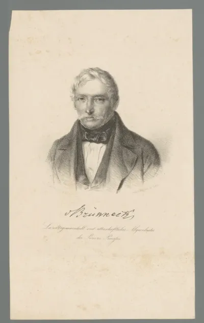 Portret van Magnus von Brünneck