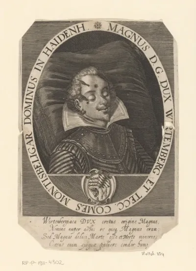 Portret van Magnus von Württtemberg