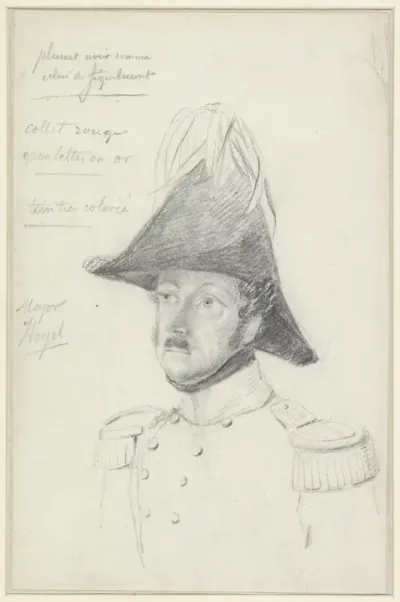 Portret van Majoor Hoyel