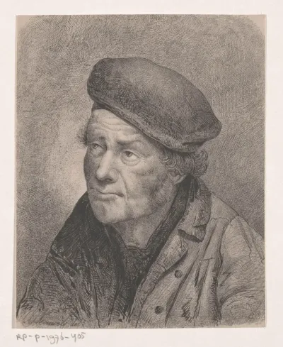 Portret van man met pet