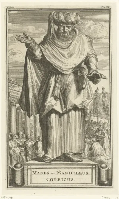 Portret van Manes of Manicheaeus Corbicus