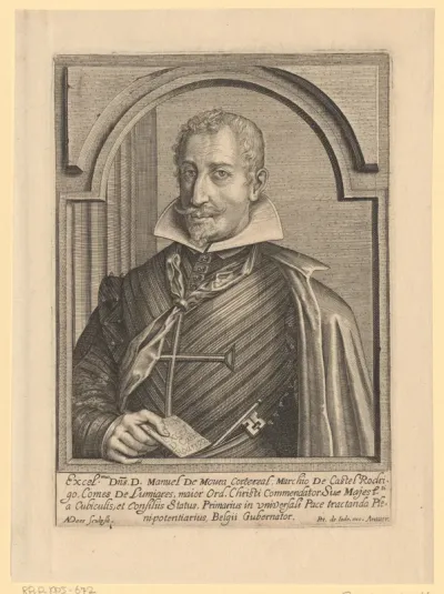 Portret van Manuel de Castel Rodrigo