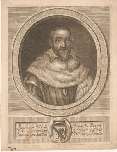 Portret van Marc-Antoine d'Escalis