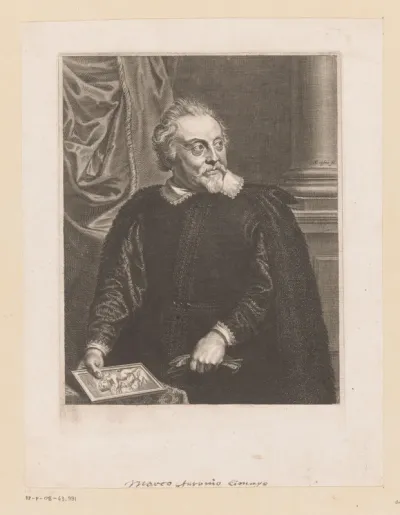 Portret van Marc Antoine Lumague