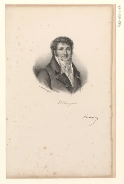 Portret van Marc-Antoine-Madeleine Désaugiers