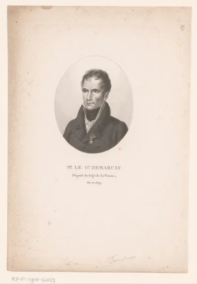 Portret van Marc Jean Demarçay