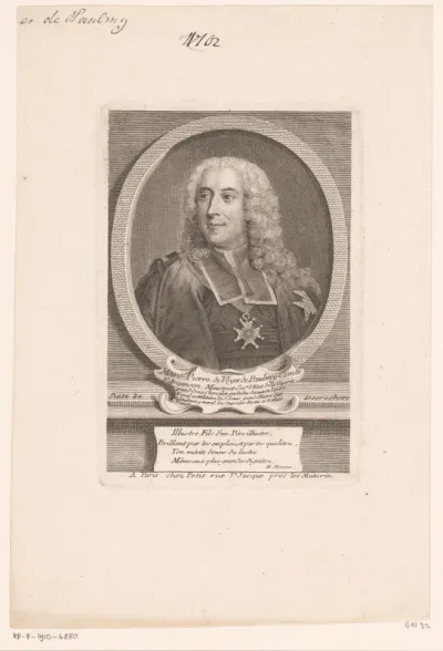 Portret van Marc-Pierre de Voyer de Paulmy