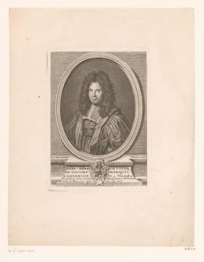 Portret van Marc René de Voyer de Paulmy d'Argenson