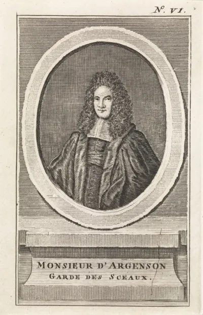 Portret van Marc-René de Voyer de Paulmy, markies d'Argenson