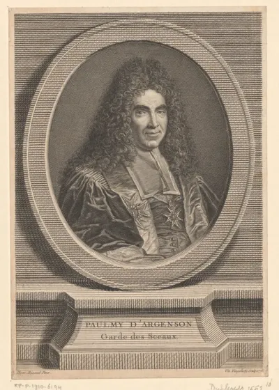 Portret van Marc-René de Voyer de Paulmy, marquis d'Argenson