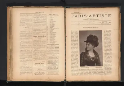 Portret van Marcella Sembrich