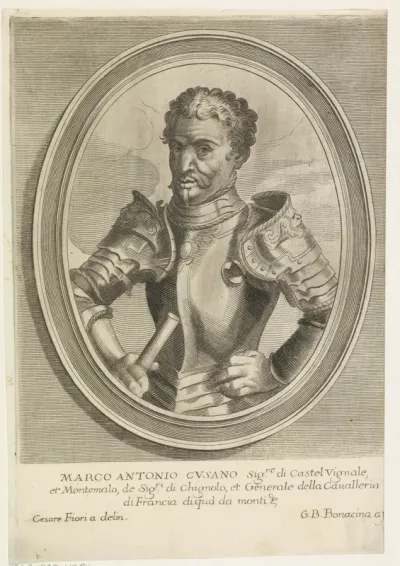 Portret van Marco Antonio Gusano
