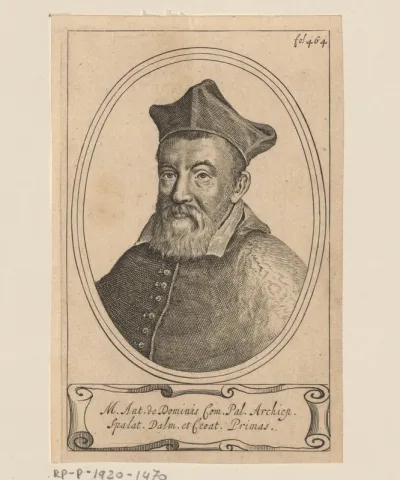 Portret van Marcus Antonius De Dominis