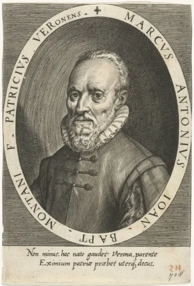 Portret van Marcus Antonius Montanus
