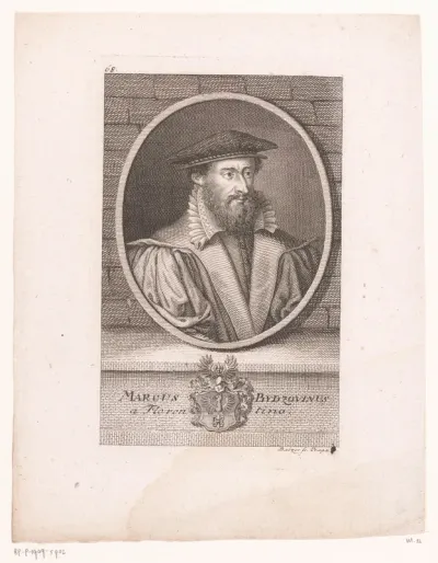 Portret van Marcus Bydzovinus
