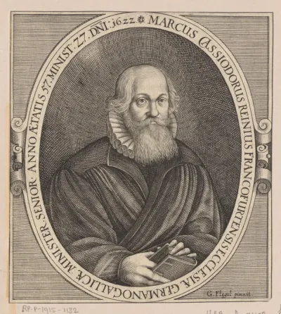 Portret van Marcus Cassiodorus Reinius op 57-jarige leeftijd