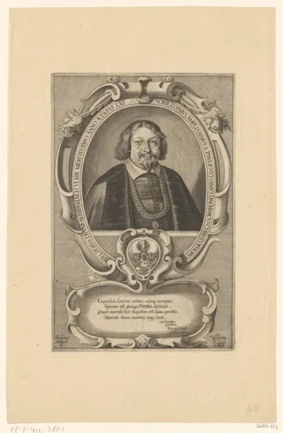 Portret van Marcus Christoph Welser op 61-jarige leeftijd
