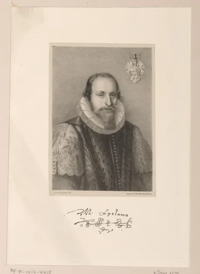 Portret van Marcus Lycklama à Nijeholt