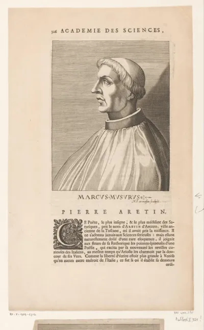 Portret van Marcus Musurus