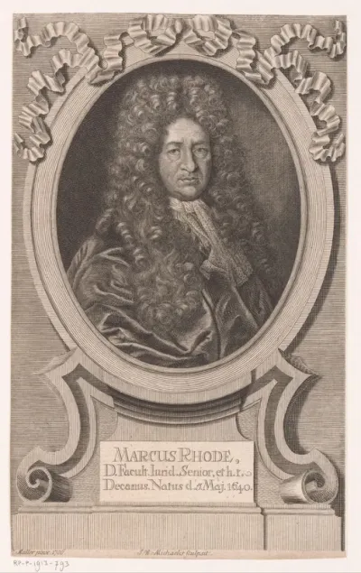 Portret van Marcus Rhode
