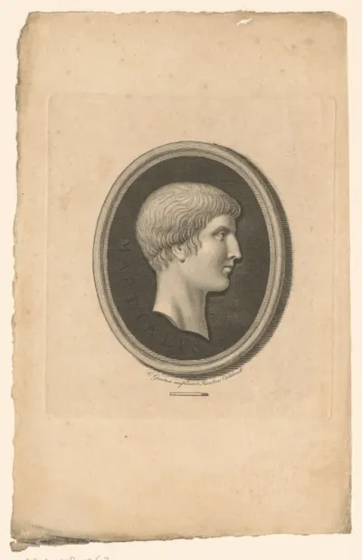 Portret van Marcus Valerius Martialis
