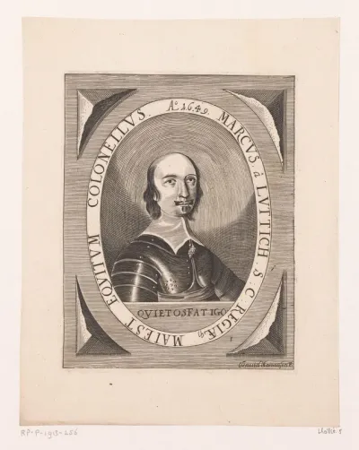 Portret van Marcus von Luttich
