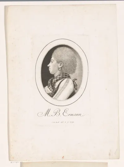 Portret van Margaretha Barbara Ermann