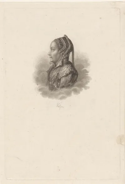 Portret van Margaretha Coppier