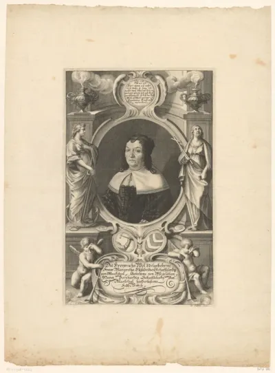 Portret van Margaretha Elisabetha Schaffalitzki von Mukodell