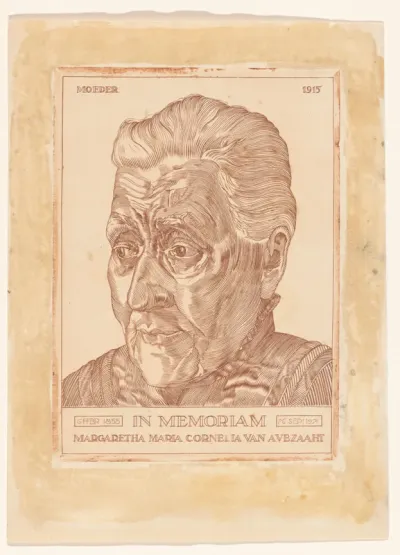 Portret van Margaretha Maria Cornelia van Avezaath