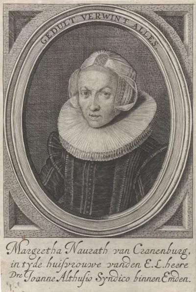 Portret van Margaretha Naurath van Cranenburg