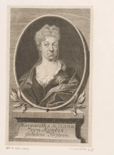Portret van Margaretha Susanna von Kuntsch