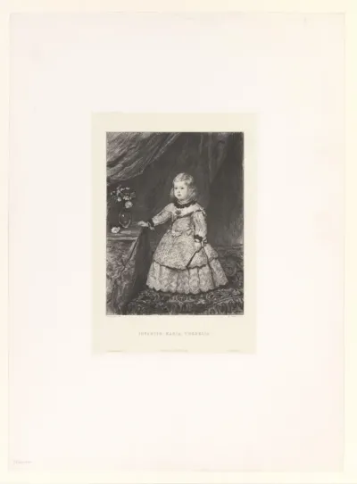 Portret van Margaretha Theresia van Spanje