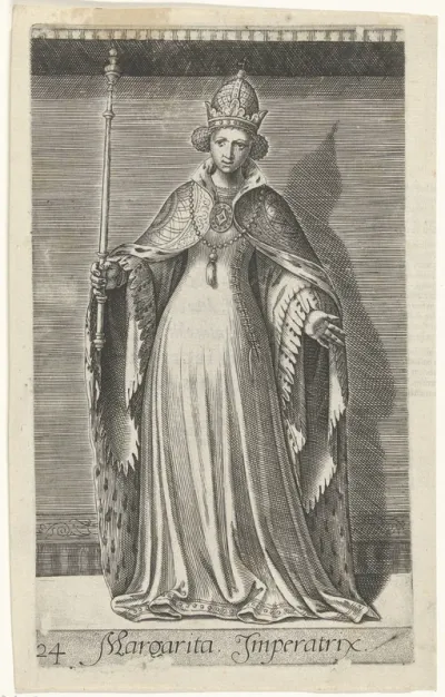Portret van Margaretha van Beieren
