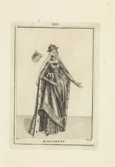 Portret van Margaretha van Beieren
