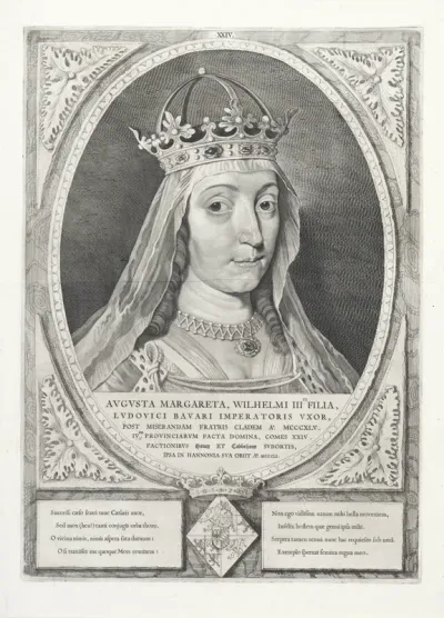 Portret van Margaretha van Beieren