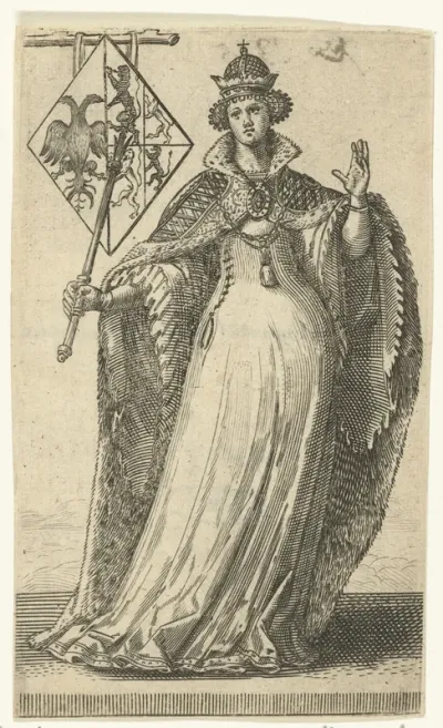 Portret van Margaretha van Beieren