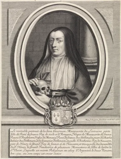 Portret van Margaretha van Lotharingen