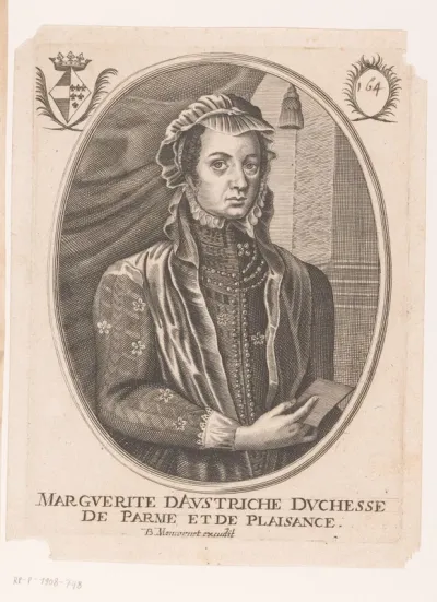 Portret van Margaretha van Oostenrijk