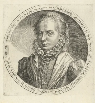 Portret van Margaretha van Parma