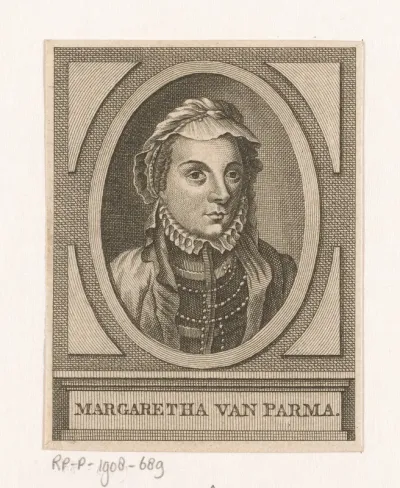 Portret van Margaretha van Parma