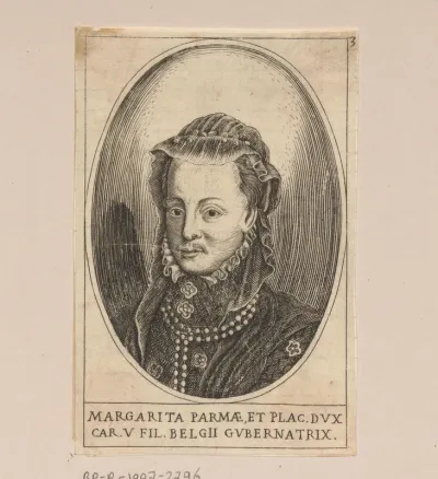 Portret van Margaretha van Parma