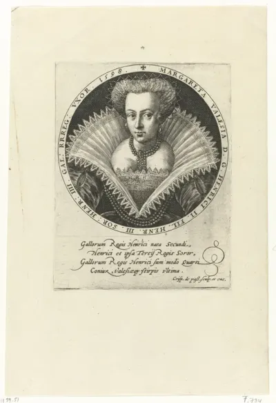 Portret van Margaretha van Valois