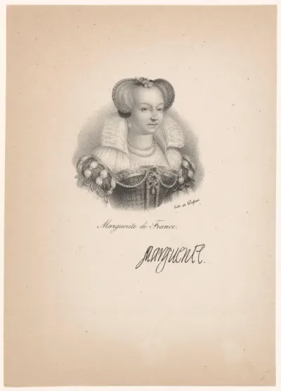 Portret van Margaretha van Valois