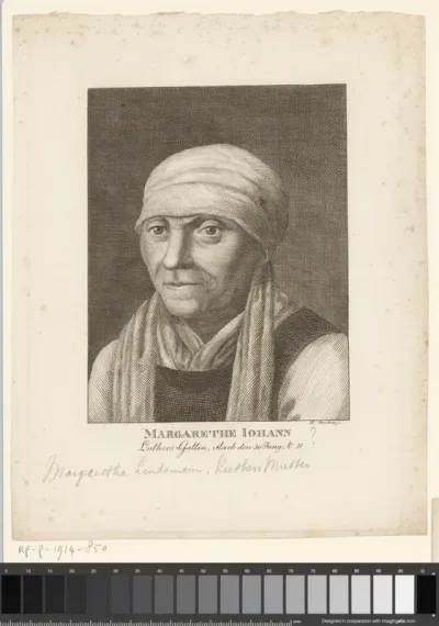 Portret van Margarethe Luther