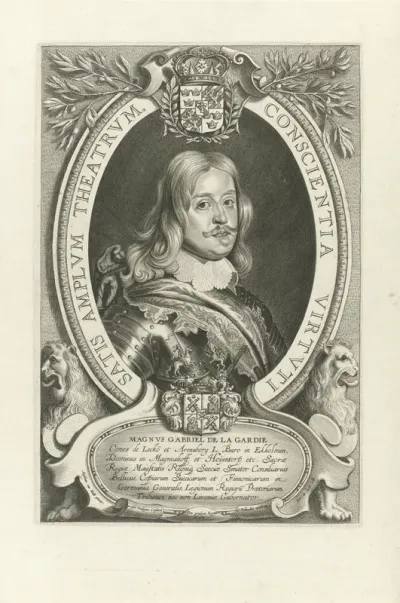 Portret van Margnus Gabriel de la Gardie