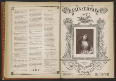Portret van Marguerite Baux als Marguerite in Faust