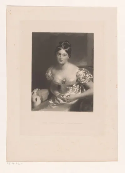 Portret van Marguerite Gardiner, hertogin van Blessington