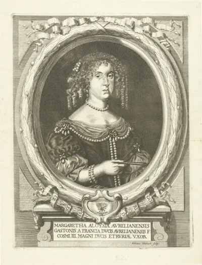 Portret van Marguerite Louise van Orléans